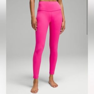 Pink Lululemon Align High-Rise Pant 28”